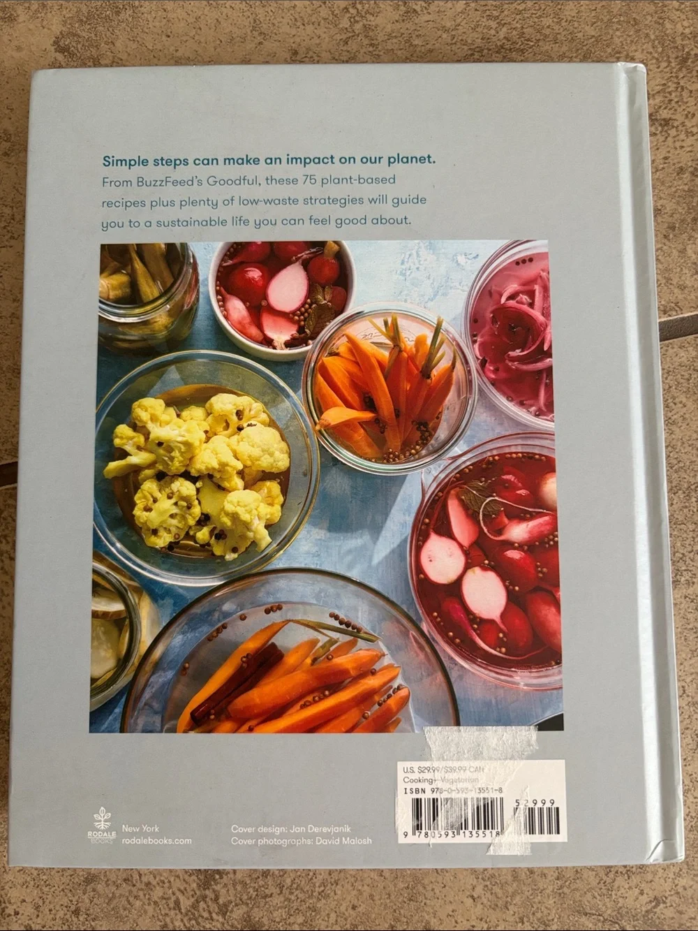 Plant and Planet Hardcover Cookbook
